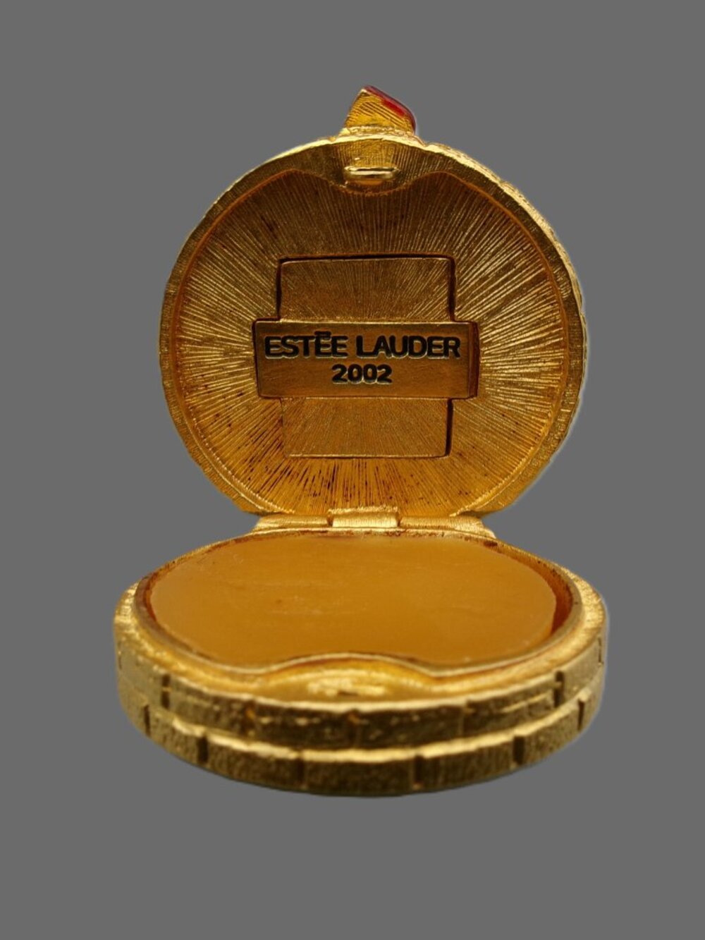 Unused Estee Lauder Beautiful Sand Castle Compact, Unused Vintage Vanity View 6